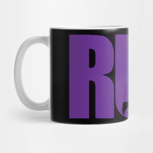 RUN purple Mug